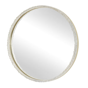 Break The Ice Round Mirror - perfect for enhancing light and creating a sense of space | Image 4 | InSTYLE Home & Rugs