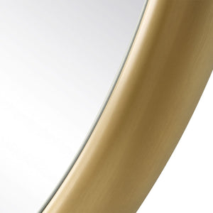 Atkinson Round Mirror - perfect for enhancing light and creating a sense of space | Image 5 | InSTYLE Home & Rugs