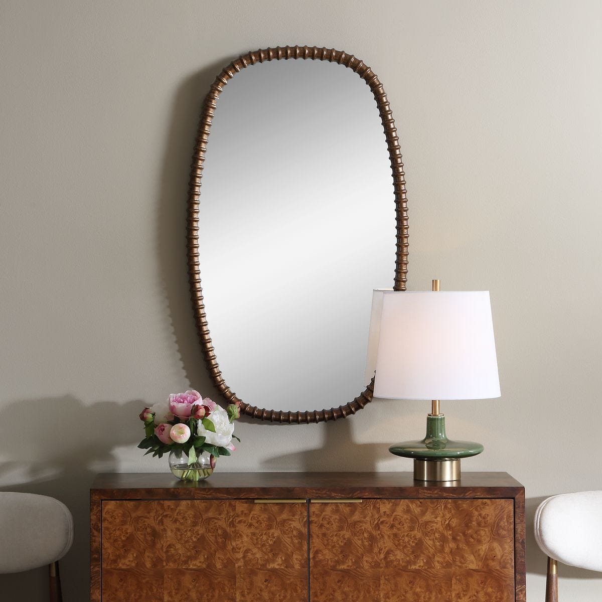 Apphia Mirror - modern mirror with sleek design for contemporary interiors | Image 1 | InSTYLE Home & Rugs