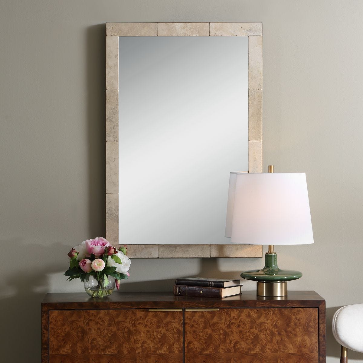 Pave Mirror - modern mirror with sleek design for contemporary interiors | Image 1 | InSTYLE Home & Rugs