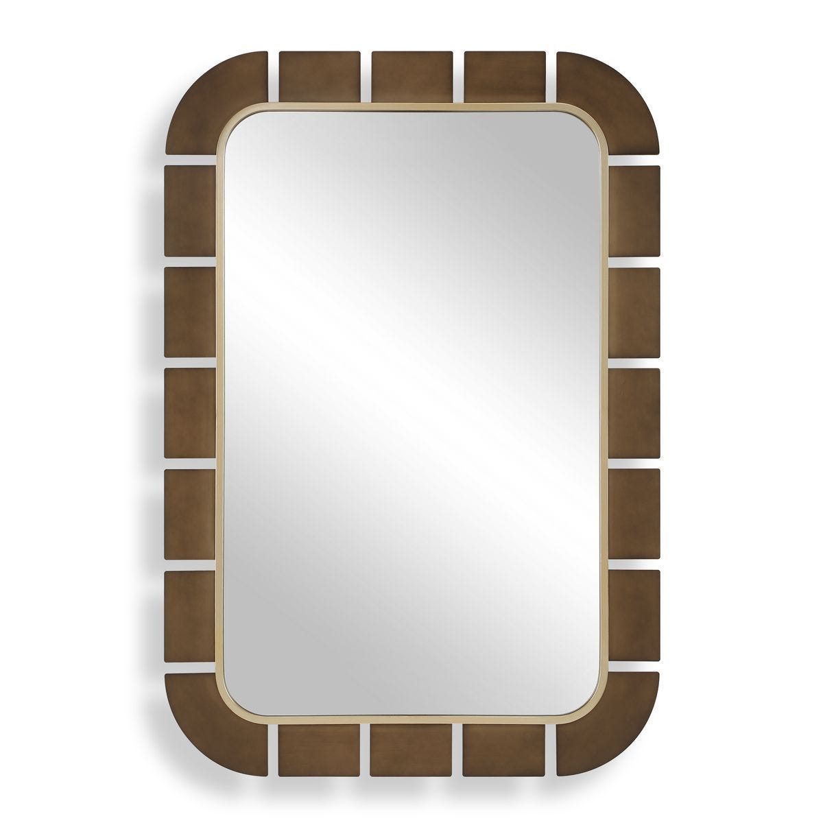 Segment Mirror - modern mirror with sleek design for contemporary interiors | Image 2 | InSTYLE Home & Rugs
