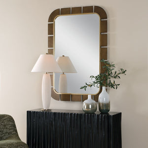 Segment Mirror - modern mirror with sleek design for contemporary interiors | Image 3 | InSTYLE Home & Rugs