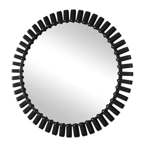 Jael Round Mirror - elegant mirror for adding style and light to any room | Image 4 | InSTYLE Home & Rugs