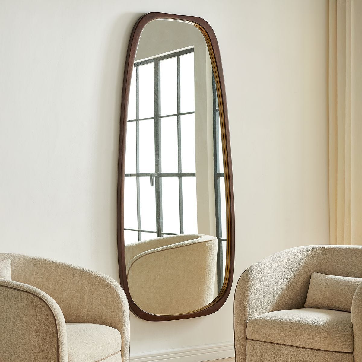 Zachari Tall Mirror - full-length mirror for creating the illusion of space and light | Image 1 | InSTYLE Home & Rugs