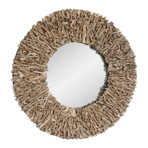 Rossetti Round Mirror - modern mirror with sleek design for contemporary interiors | Image 3 | InSTYLE Home & Rugs