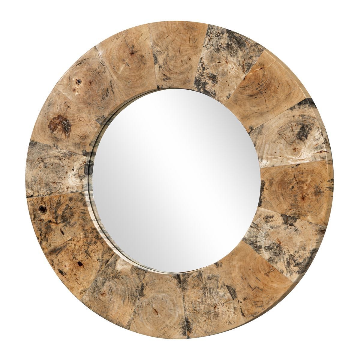 Hiram Round Mirror - full-length mirror for creating the illusion of space and light | Image 2 | InSTYLE Home & Rugs