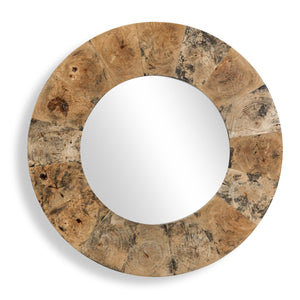 Hiram Round Mirror - full-length mirror for creating the illusion of space and light | Image 1 | InSTYLE Home & Rugs