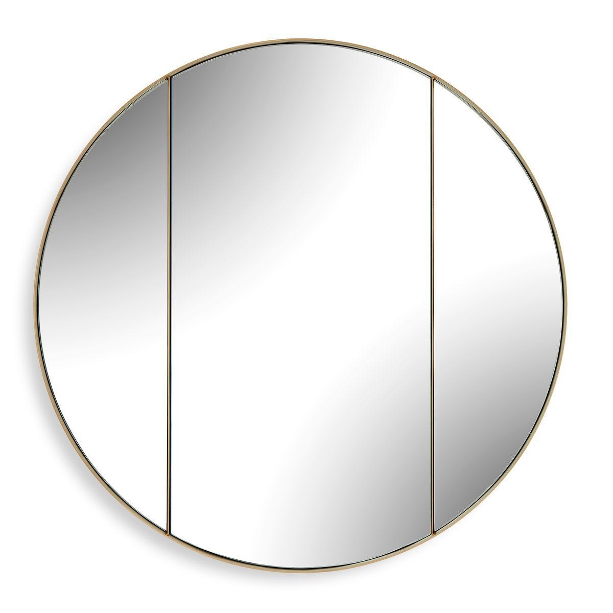Amram Round Mirror - full-length mirror for creating the illusion of space and light | Image 2 | InSTYLE Home & Rugs