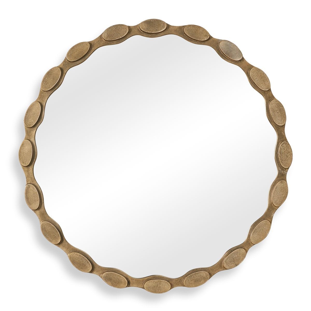 Marietta Round Mirror - elegant mirror for adding style and light to any room | Image 2 | InSTYLE Home & Rugs