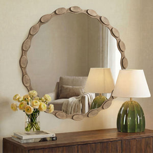 Marietta Round Mirror - elegant mirror for adding style and light to any room | Image 1 | InSTYLE Home & Rugs