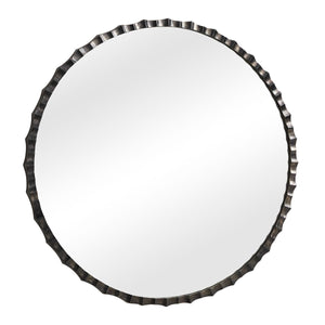 Grander Round Mirror - full-length mirror for creating the illusion of space and light | Image 3 | InSTYLE Home & Rugs