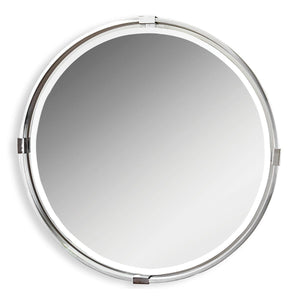 Tazlina Round Mirror - available in various shapes, sizes, and frame styles | Image 2 | InSTYLE Home & Rugs