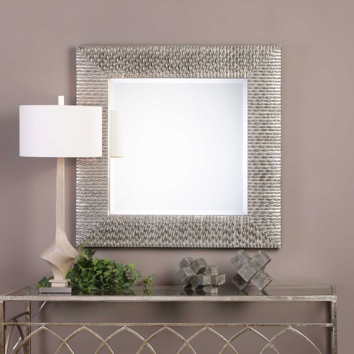 Cressida Square Mirror - perfect for enhancing light and creating a sense of space | Image 1 | InSTYLE Home & Rugs