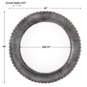 Tanaina Round Mirror - elegant and functional accent pieces for any room | Image 3 | InSTYLE Home & Rugs