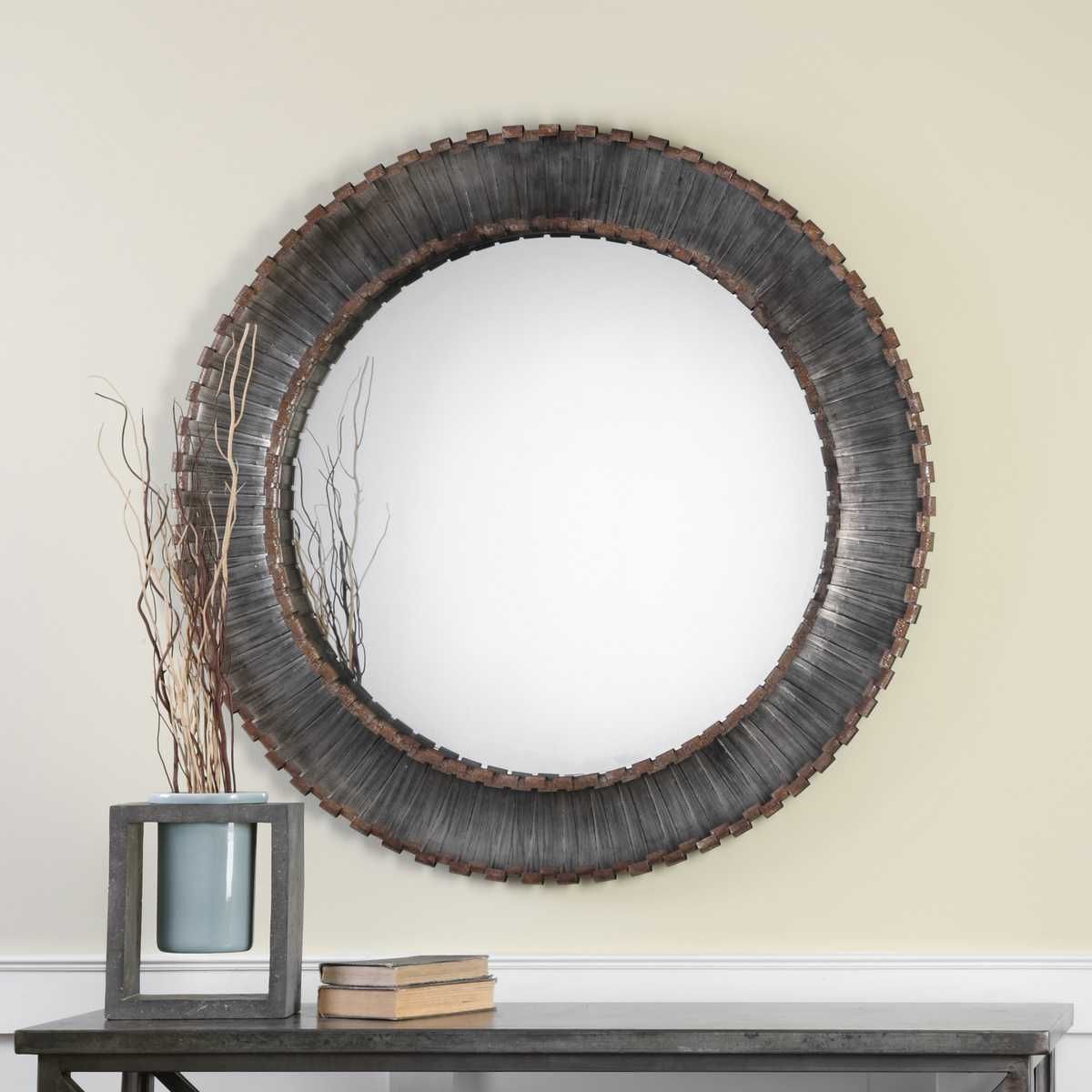 Tanaina Round Mirror - elegant and functional accent pieces for any room | Image 1 | InSTYLE Home & Rugs