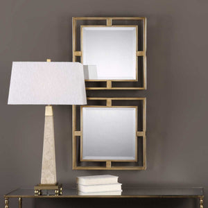 Allick Square Mirrors, S/2 - available in various shapes, sizes, and frame styles | Image 1 | InSTYLE Home & Rugs
