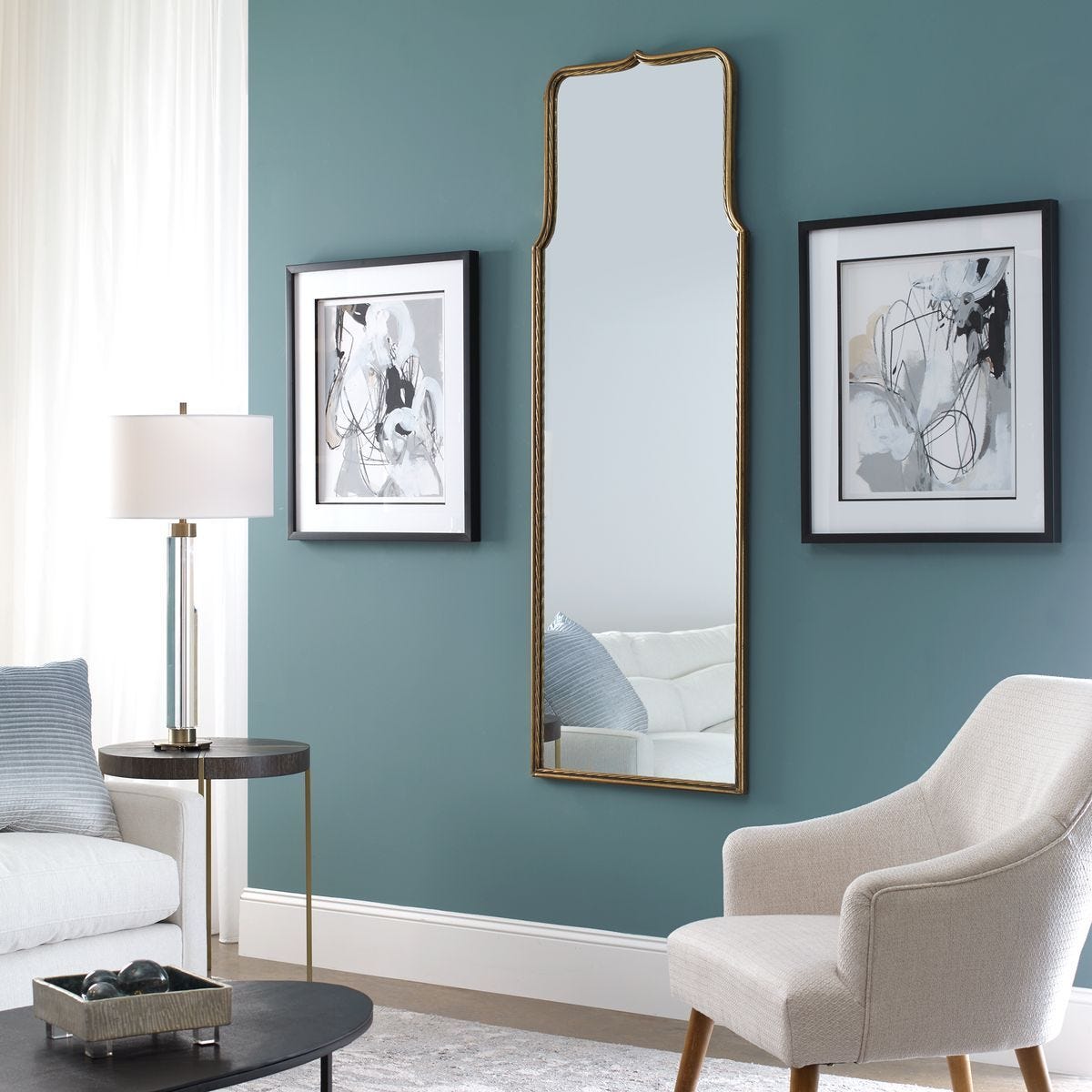 Adelasia Mirror - perfect for enhancing light and creating a sense of space | Image 1 | InSTYLE Home & Rugs