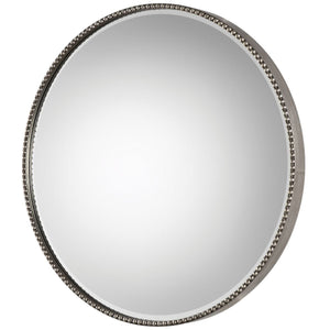 Stefania Round Mirror - elegant mirror for adding style and light to any room | Image 5 | InSTYLE Home & Rugs