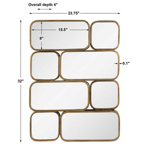 Canute Mirror, Gold - full-length mirror for creating the illusion of space and light | Image 5 | InSTYLE Home & Rugs