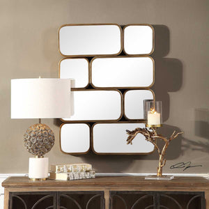 Canute Mirror, Gold - full-length mirror for creating the illusion of space and light | Image 3 | InSTYLE Home & Rugs