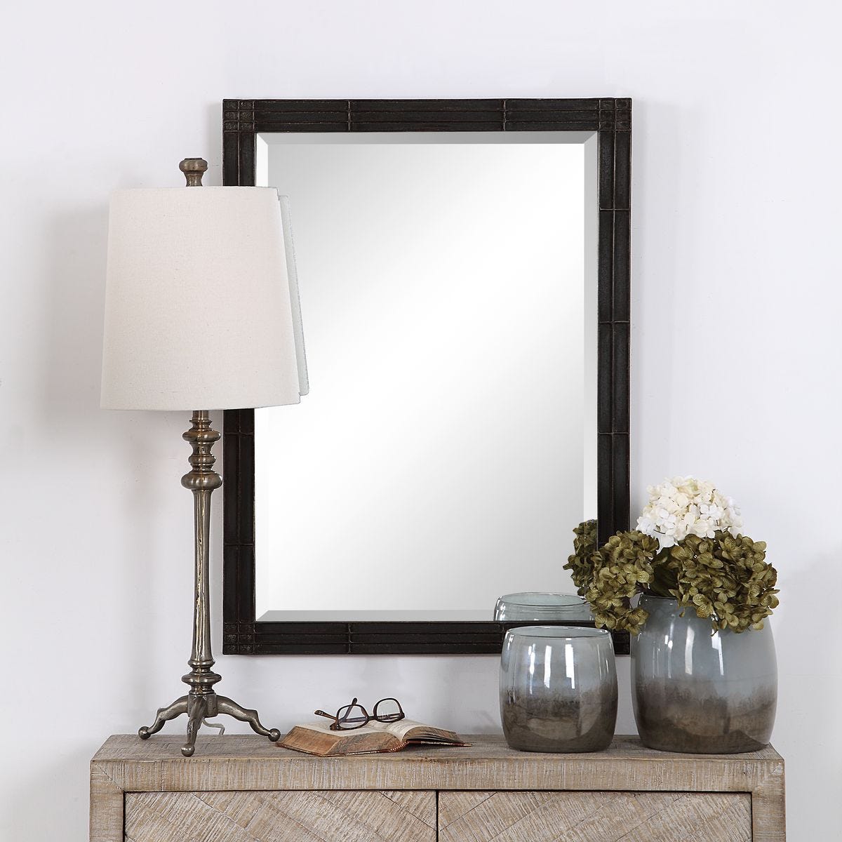 Gower Mirror - modern mirror with sleek design for contemporary interiors | Image 1 | InSTYLE Home & Rugs