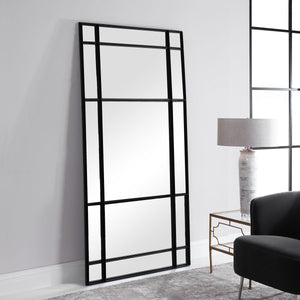 Spurgeon Mirror, Black - elegant mirror for adding style and light to any room | Image 7 | InSTYLE Home & Rugs