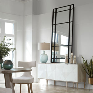 Spurgeon Mirror, Black - elegant mirror for adding style and light to any room | Image 6 | InSTYLE Home & Rugs