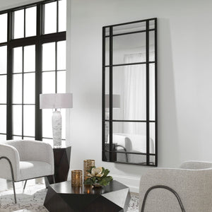 Spurgeon Mirror, Black - elegant mirror for adding style and light to any room | Image 1 | InSTYLE Home & Rugs