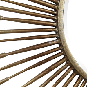 Golden Rays Round Mirror - full-length mirror for creating the illusion of space and light | Image 6 | InSTYLE Home & Rugs