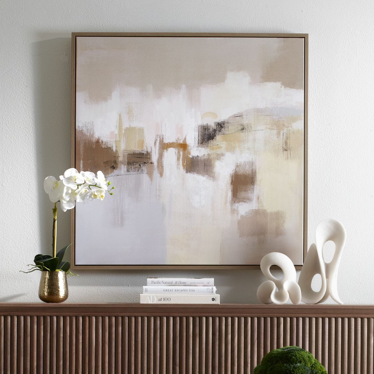 Daybreak Framed Canvas - timeless artwork that brings character to any space | Image 1 | InSTYLE Home & Rugs