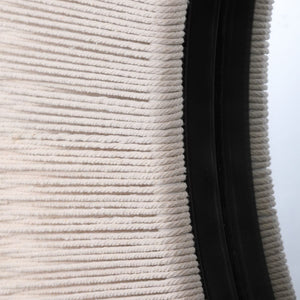 Sailor's Knot Round Mirror, White - modern mirror with sleek design for contemporary interiors | Image 4 | InSTYLE Home & Rugs