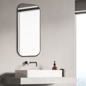 Taft Mirror, Black - modern mirror with sleek design for contemporary interiors | Image 3 | InSTYLE Home & Rugs