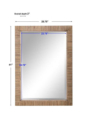 Cape Mirror, Natural - full-length mirror for creating the illusion of space and light | Image 5 | InSTYLE Home & Rugs