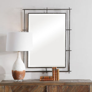 Ironworks Mirror - modern mirror with sleek design for contemporary interiors | Image 1 | InSTYLE Home & Rugs