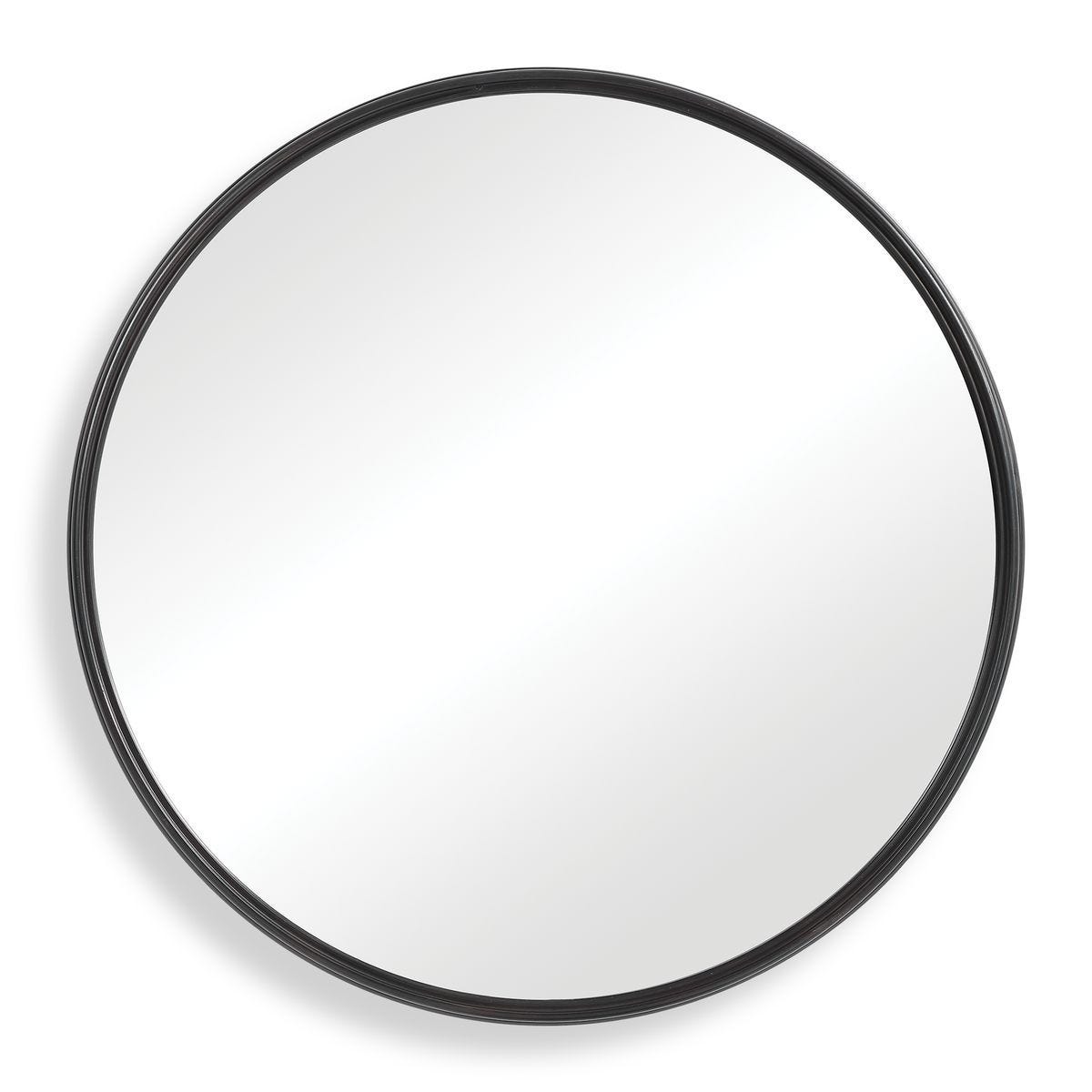 Belham Round Mirror - full-length mirror for creating the illusion of space and light | Image 2 | InSTYLE Home & Rugs