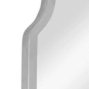Brayden Arch Mirror, Nickel - available in various shapes, sizes, and frame styles | Image 4 | InSTYLE Home & Rugs