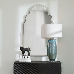 Brayden Arch Mirror, Nickel - available in various shapes, sizes, and frame styles | Image 5 | InSTYLE Home & Rugs
