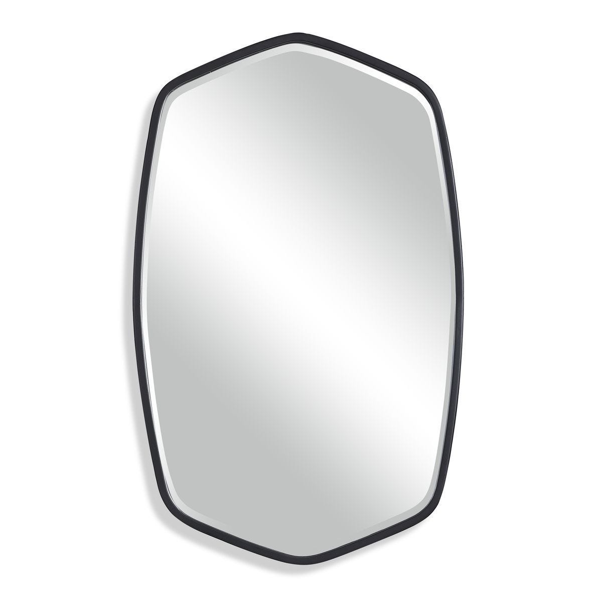 Duronia Mirror, Black - elegant mirror for adding style and light to any room | Image 2 | InSTYLE Home & Rugs