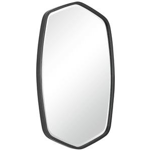 Duronia Mirror, Black - elegant mirror for adding style and light to any room | Image 3 | InSTYLE Home & Rugs