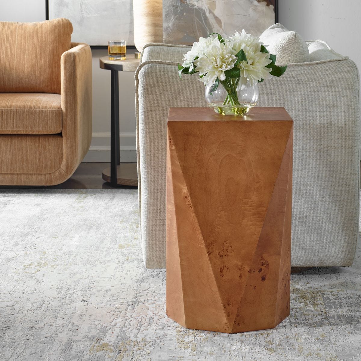 Hughes Accent Table - functional accent table with unique design for any room | Image 2 | InSTYLE Home & Rugs