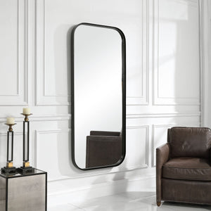 Concord Tall Mirror, Black - elegant mirror for adding style and light to any room | Image 5 | InSTYLE Home & Rugs