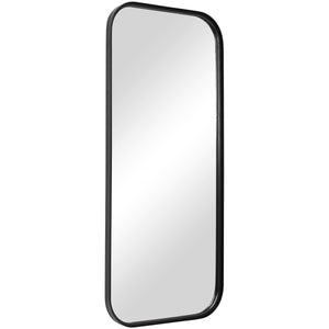 Concord Tall Mirror, Black - elegant mirror for adding style and light to any room | Image 3 | InSTYLE Home & Rugs
