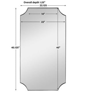 Lennox Mirror, Nickel - available in various shapes, sizes, and frame styles | Image 6 | InSTYLE Home & Rugs