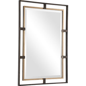 Carrizo Rectangle Mirror - full-length mirror for creating the illusion of space and light | Image 4 | InSTYLE Home & Rugs