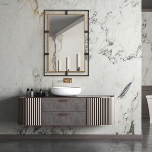 Carrizo Rectangle Mirror - full-length mirror for creating the illusion of space and light | Image 1 | InSTYLE Home & Rugs