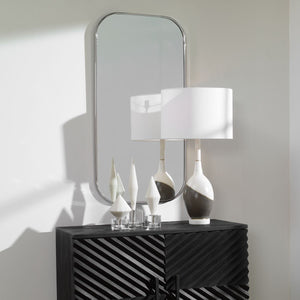 Taft Mirror, Polished Nickel - elegant and functional accent pieces for any room | Image 3 | InSTYLE Home & Rugs