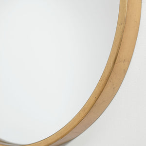 Varina Oval Mirror, Gold - modern mirror with sleek design for contemporary interiors | Image 4 | InSTYLE Home & Rugs