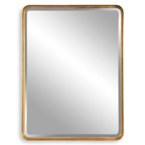 Crofton Large Mirror, Gold - elegant mirror for adding style and light to any room | Image 2 | InSTYLE Home & Rugs