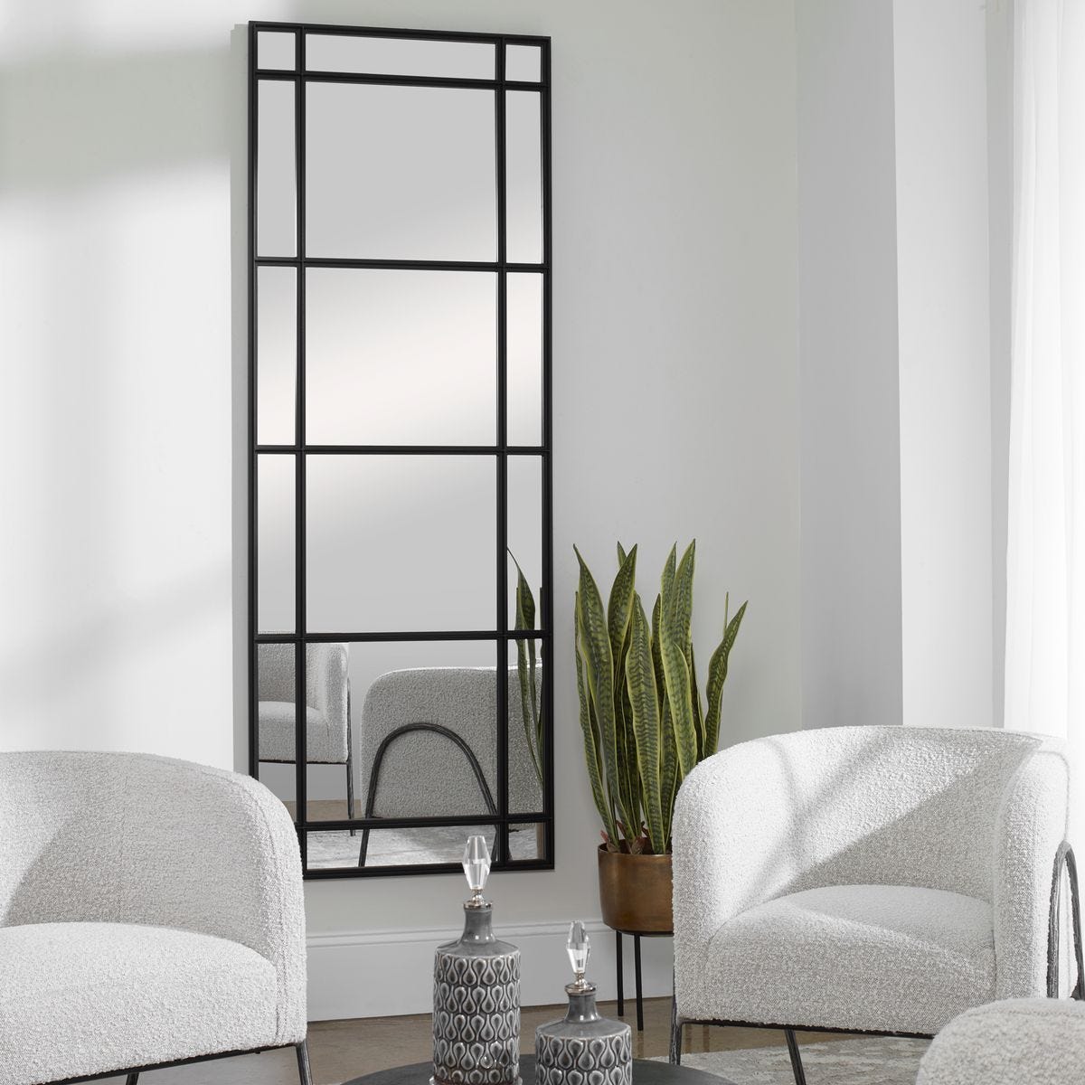 Atticus Mirror - elegant mirror for adding style and light to any room | Image 1 | InSTYLE Home & Rugs