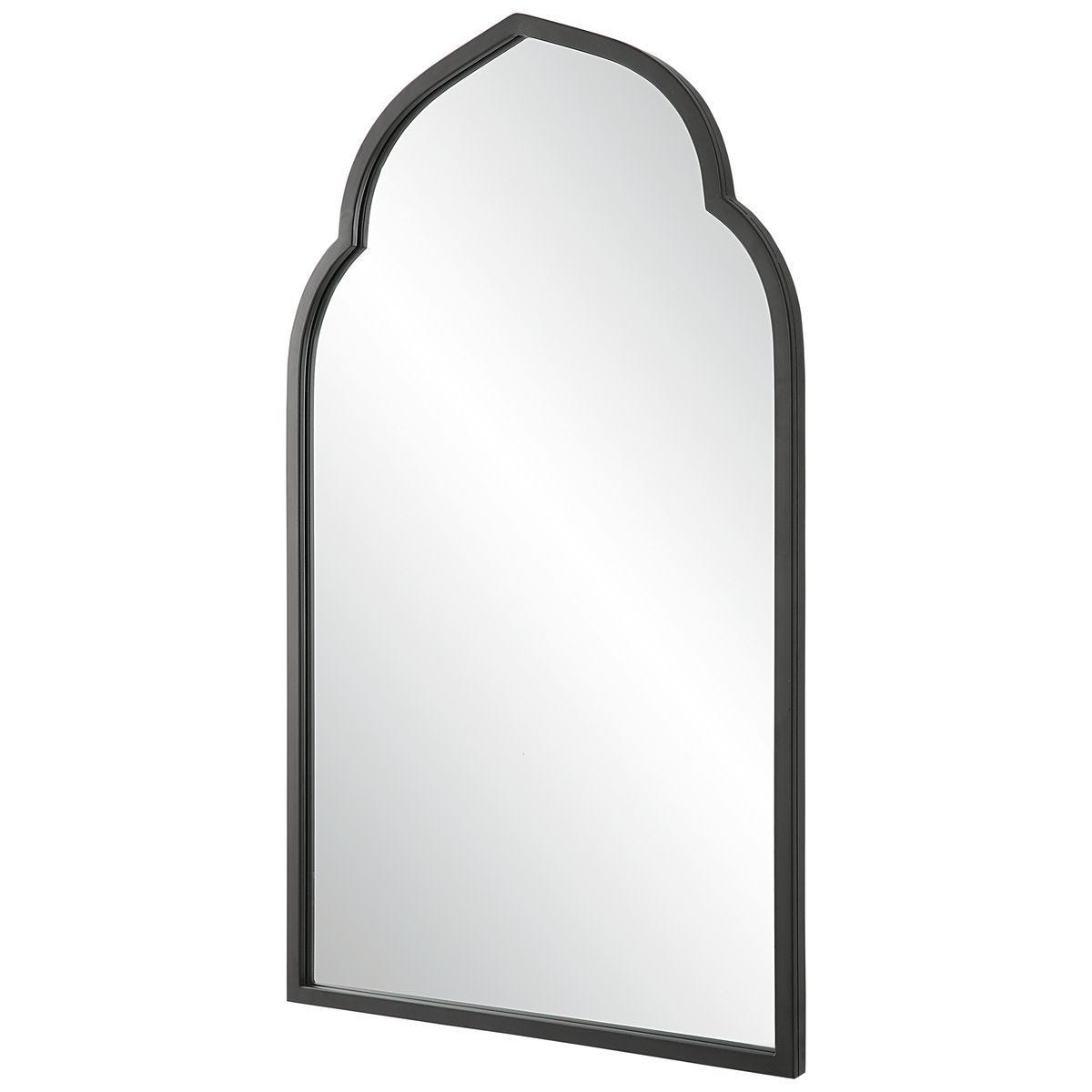 Kenitra Arch Mirror, Black - perfect for enhancing light and creating a sense of space | Image 2 | InSTYLE Home & Rugs